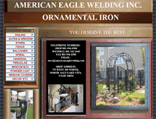 Tablet Screenshot of americaneaglewelding.com